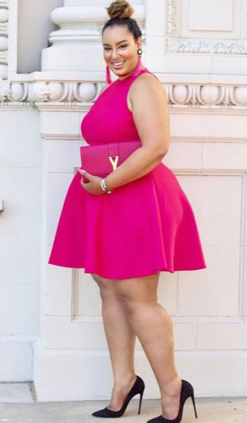 plus size hot pink dress Final Sale One Sleeve in Shine bright in our Primavera Couture 14051 Long Prom Dress Plus Size Hot Pink Sequin